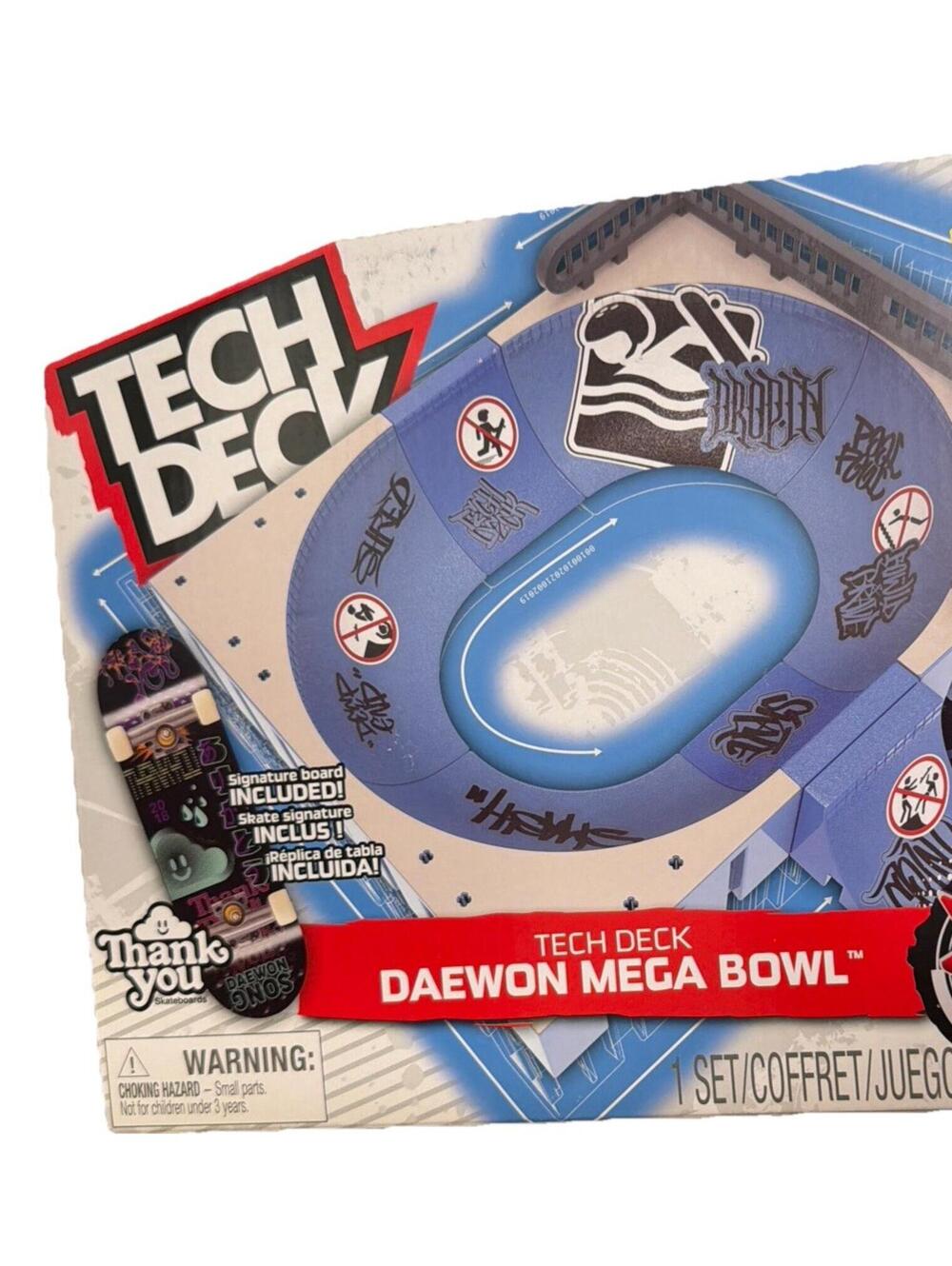 Tech Deck Daewon X-Connect Mega Bowl Park Creator Fingerboard Ramp Playset New